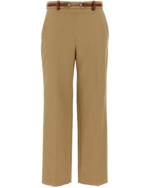 Gucci Horsebit Trousers - Natural