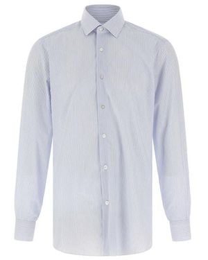 Barba Napoli Camicia Righe - Bianco