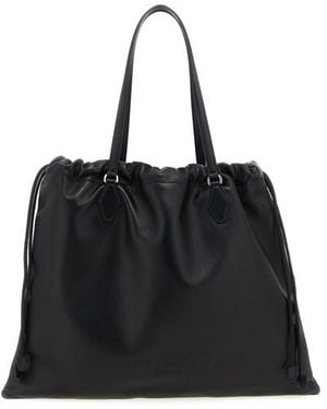 Jimmy Choo 'darwstring Tote' Shopping Bag - Black