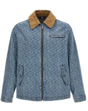 Gcds Giacca 'Monogram' - Blu
