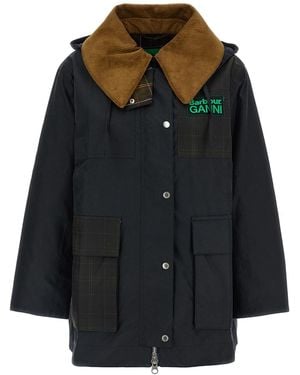 Barbour Parka X Ganni - Black