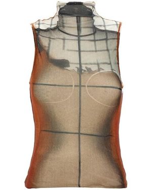 Jean Paul Gaultier Top 'The Fire' - Neutro