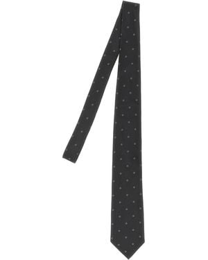 Tom Ford Seidenkrawatte Mit Punktmuster - Schwarz
