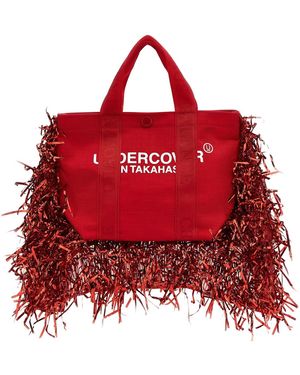 Undercover Handtasche Mit Fransen - Rot