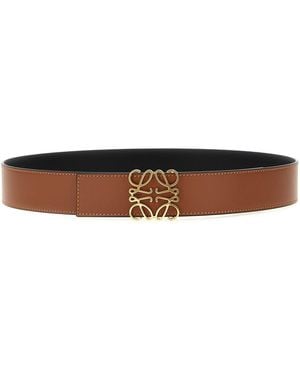 Loewe 'Anagram' Reversible Belt - White