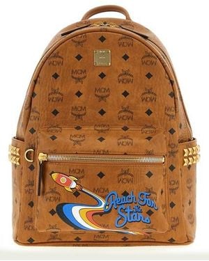 MCM 'stark' Small-medium Backpack - Brown