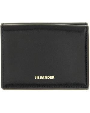 Jil Sander Mini Leather Wallet - Black