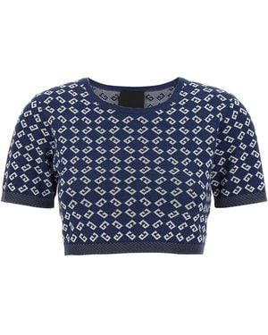 Givenchy 'Cropped' Top - Blue