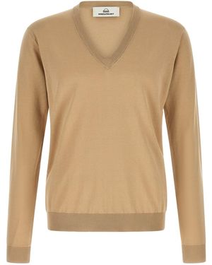 Rivvia Projects Cotton And Silk Jumper - Natural