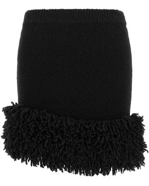 Loewe Asymmetrical Hem Skirt - Black