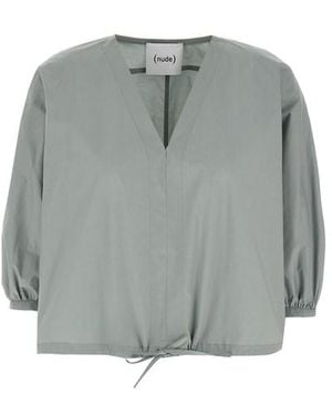 Nude Blouse 3/4 - Gray