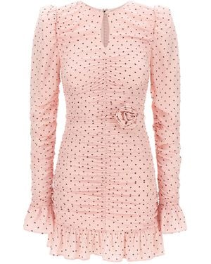 ROTATE BIRGER CHRISTENSEN 'mini Ruches' Dress - Pink