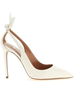 Aquazzura Pump Bow Detail - White