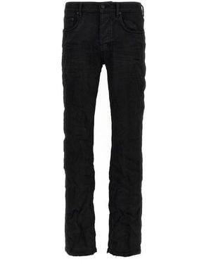 Purple 'resin Flare' Jeans - Black