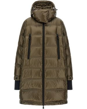 Moncler Langer Parka 'Rochelairs' - Grün