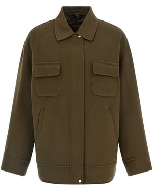 Max Mara 'mstdisco' Padded Coat - Green