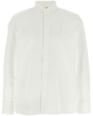 Saint Laurent Shirt With Wing Collar - White