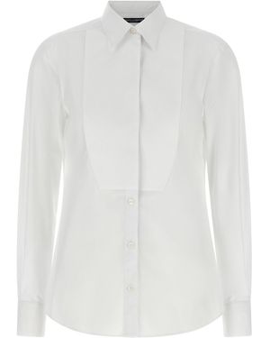 Dolce & Gabbana Camicia Smoking - Bianco