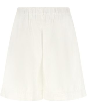 Xacus 'carlotta' Bermuda Shorts - White