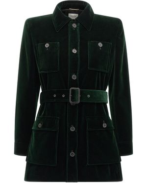 Saint Laurent Saharan Jacke - Schwarz