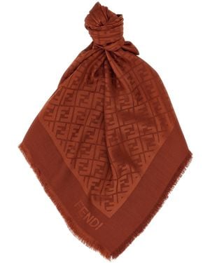 Fendi Ff Schal - Rot