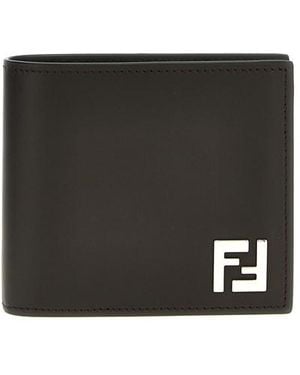 Fendi Portafoglio 'Bifold FF' - Nero