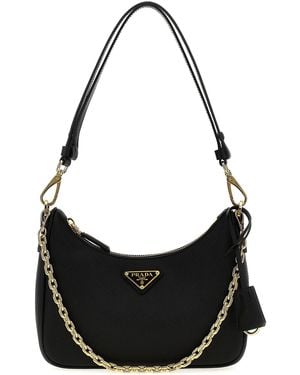 Prada Borsa A Spalla 'Re-Edition Mini - Nero