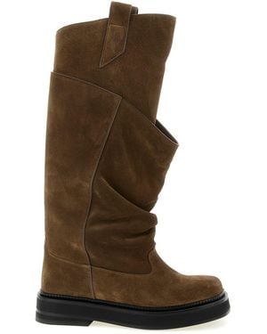 The Attico Robin Passeggiata Boots And Ankle Boots - Brown