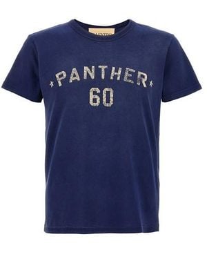 Valentino Garavani T-Shirt 'Panther' - Blu
