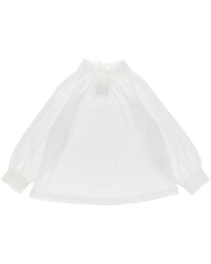 Douuod Smock Stitch T-shirt - White