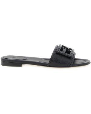 Fendi Pantoletten "Baguette" - Schwarz