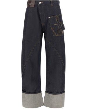 JW Anderson 'twisted Workwear' Jeans - Blue