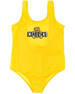 Moschino 'Moschino Teddy Bear' One-Piece Swimsuit - Yellow