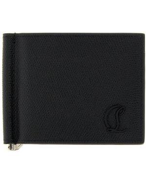 Christian Louboutin 'mooncrest' Card Holder - Black
