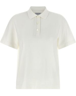 Burberry 'priscilla' Polo Shirt - White