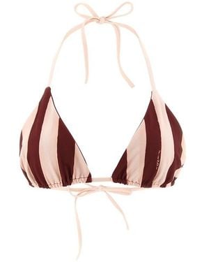 Fendi Top Bikini Reversibile 'Pequin' - Rosa