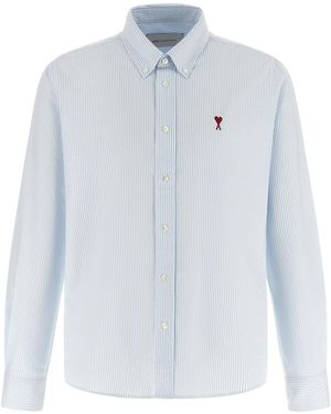 Ami Paris Camicia 'Ami De Coeur' - Blu