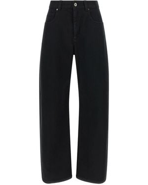 Brunello Cucinelli Jeans Vita Alta - Blu