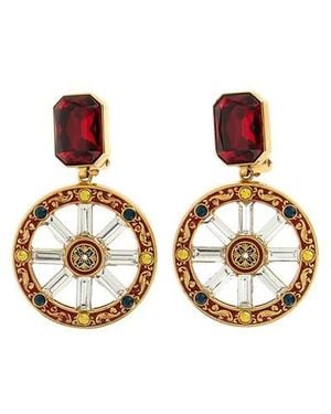 Dolce & Gabbana Orecchini 'Ruota Carretto' - Multicolore
