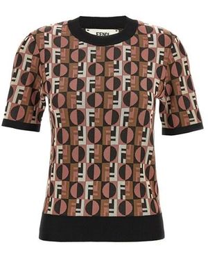 Fendi Maglia Optical' - Multicolore