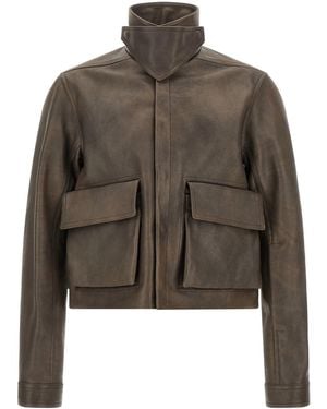 Rick Owens 'Tower Alice' Jacket - Brown