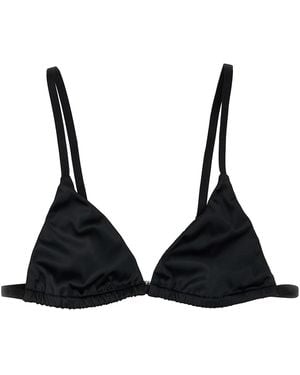 TOTEME Satin Bralette - Black