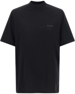 The Attico Mock-neck T-shirt - Black