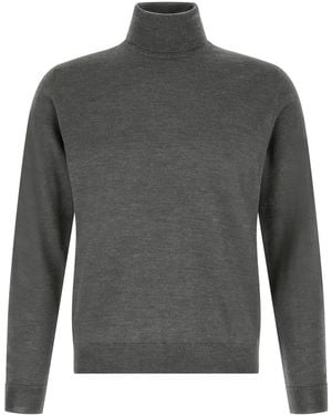 Zanone Rollkragenpullover - Grau
