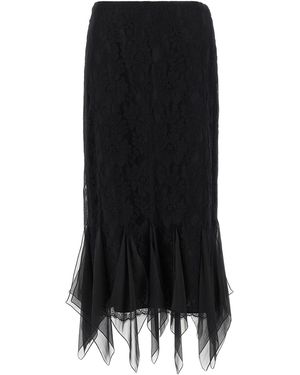 Valentino Garavani Lace Skirt - Black
