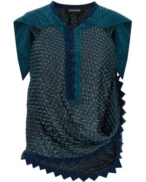 Kiko Kostadinov 'weathervane' Top - Blue