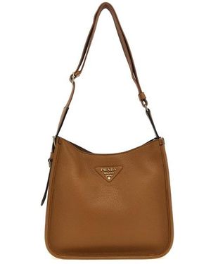 Prada Tracolla 'Hobo' - Marrone