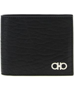 Ferragamo 'gancini' Wallet - Black