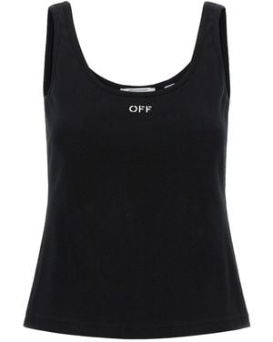 Off-White c/o Virgil Abloh 'off Stamp' Tank Top - Black