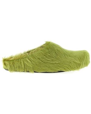 Marni 'fussbett' Sabots - Green